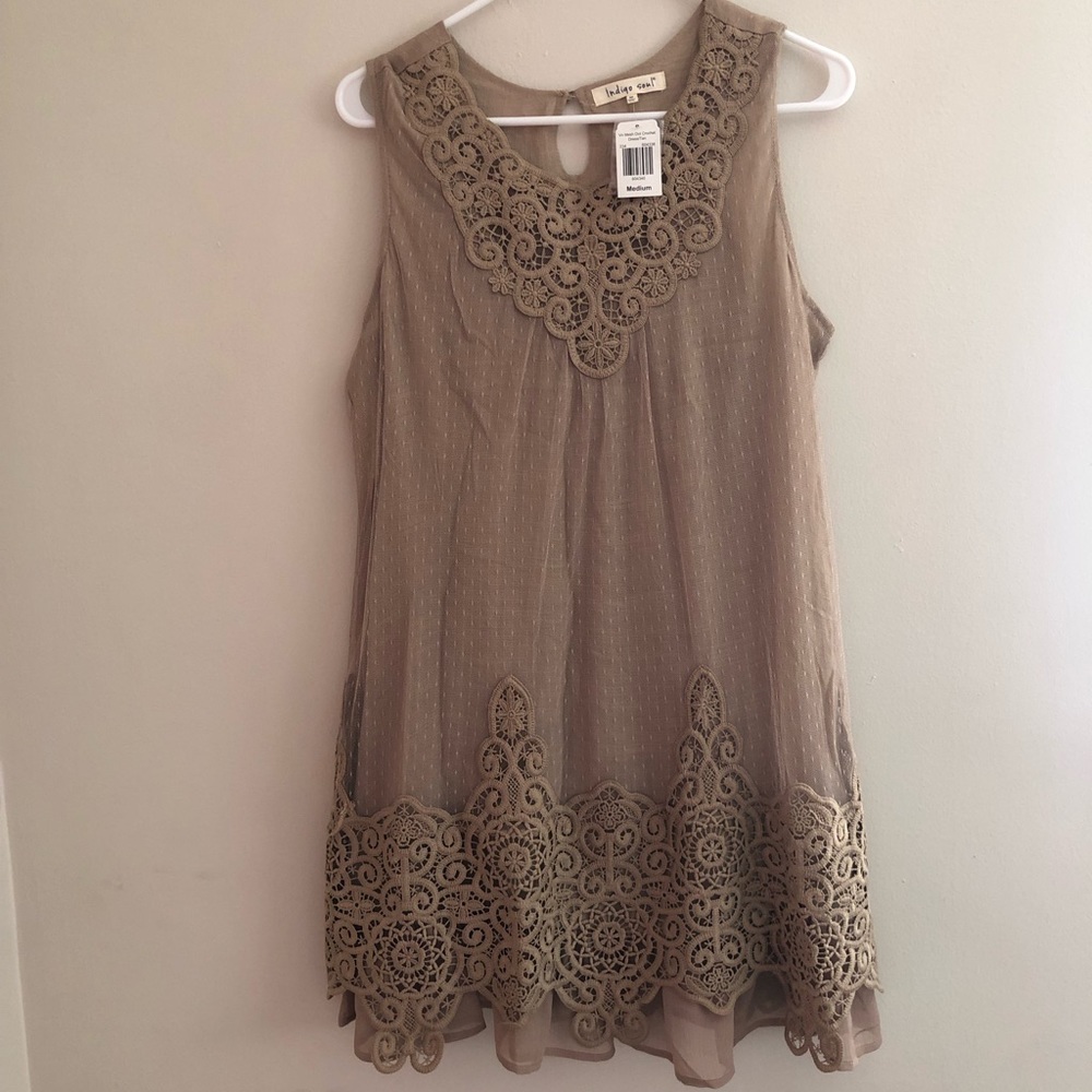 Lacy tunic dress